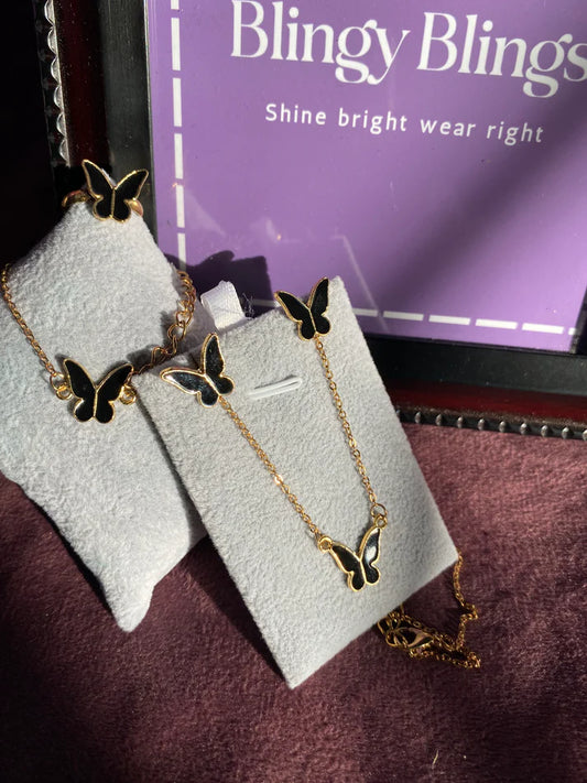 Swallowtail Jewelry Set