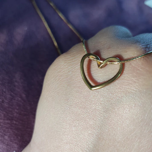 Transparent Heart Necklace
