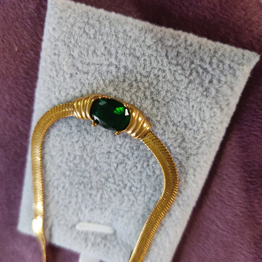 Green Stone Necklace